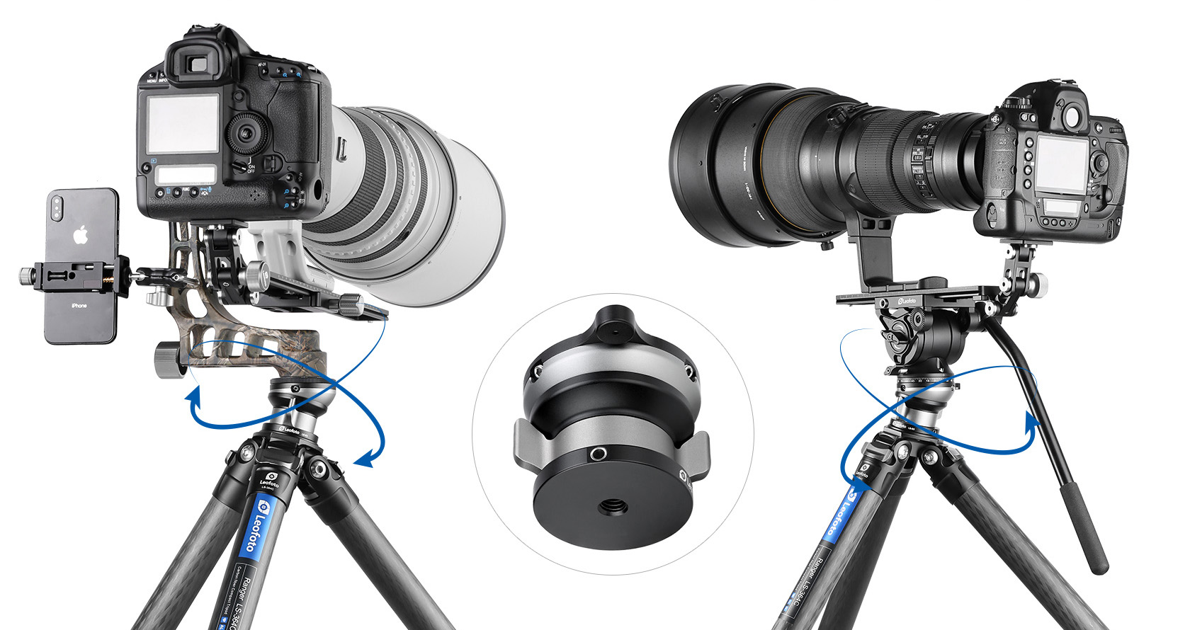 Leofoto LB 60 halbkugel Kugelkopf2