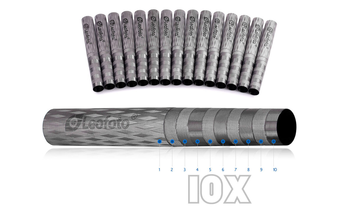 Leofoto DC 322C Carbon Stativ Mittelsäule1