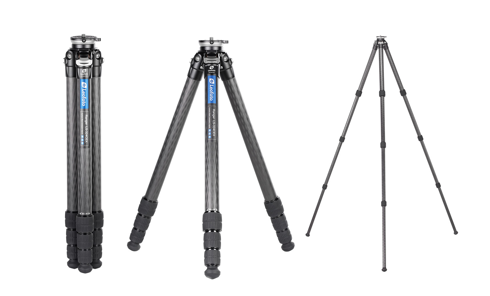 Leofoto LS 324CEX Carbon Stativ Karbon nivellierkopf2 1