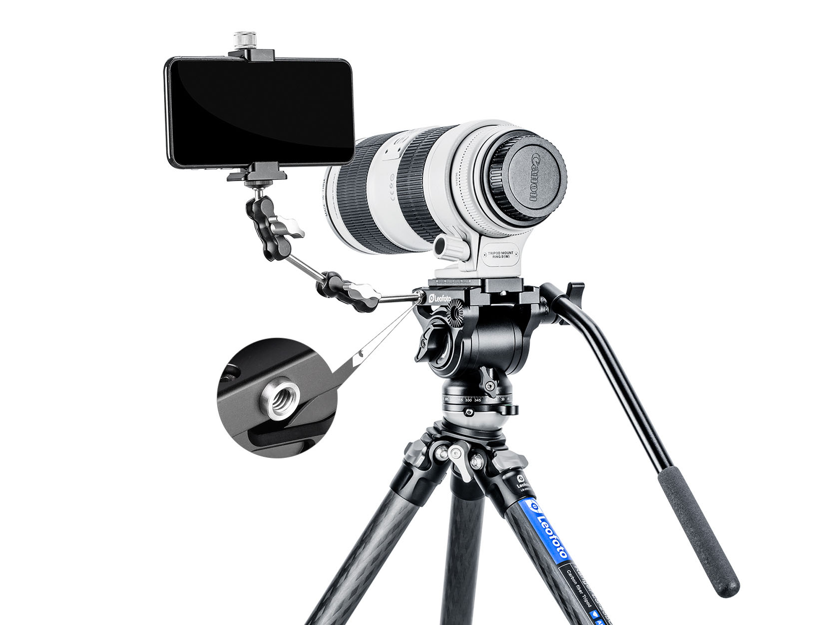 Videokopf BV 5 mini kompakt Leofoto34 1