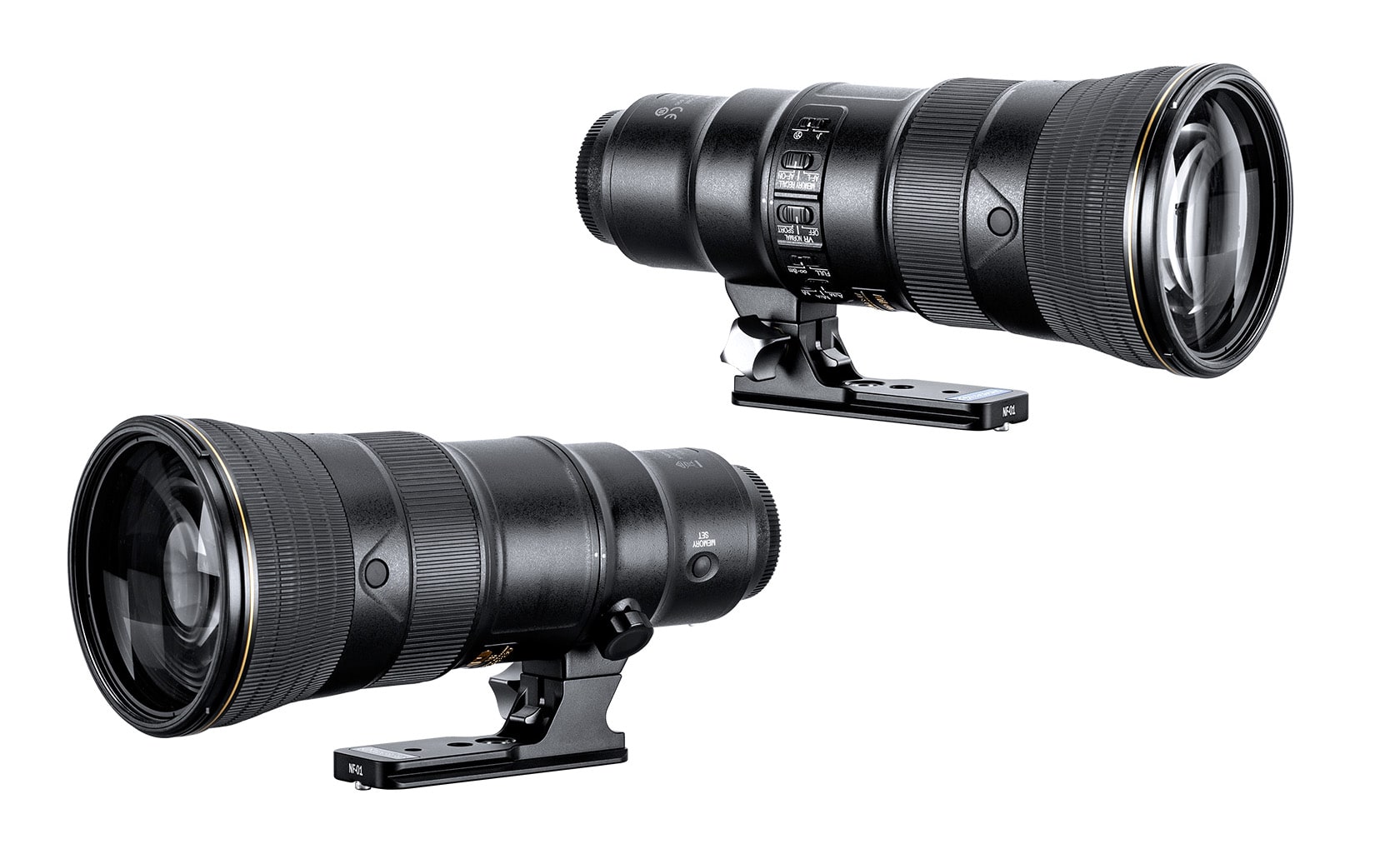Objektivfuss NF-01N für Nikon AF-S 70–200mm und AF-S 500mm leofoto NF 01 objektivfuss nikon2