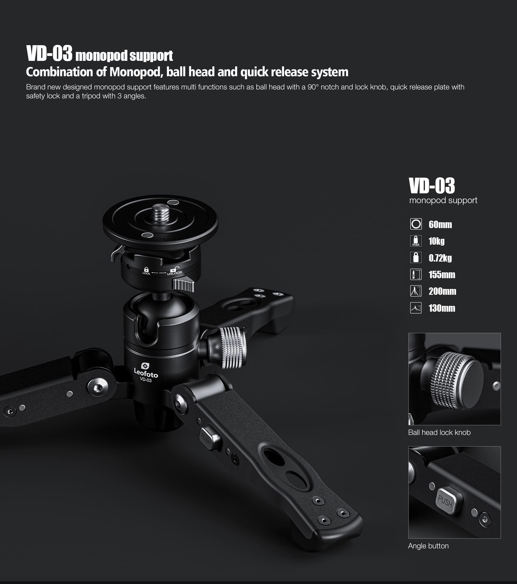 vd 03 leofoto ministativ monopod einbeinstativ7