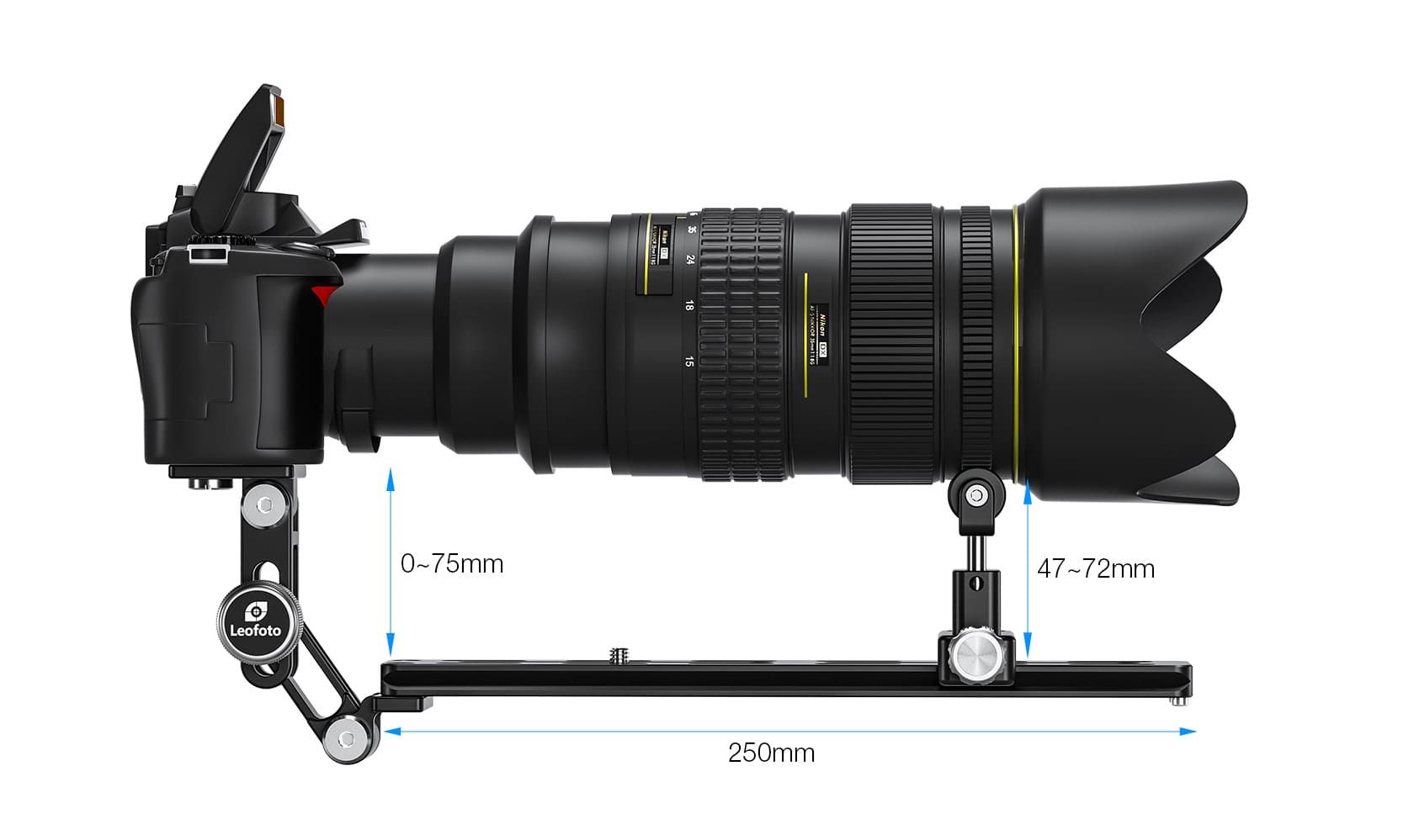 leofoto objektivstuetze vr 250 kit arva swiss2
