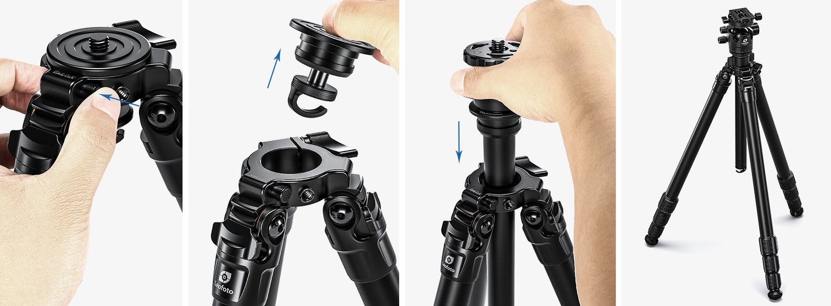 leofoto lg 324C LH 40r carbon stativ titan wasserdicht20