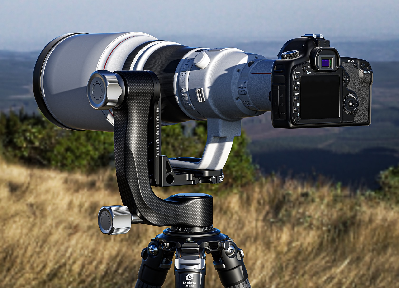 gimbal carbon kardan pg 3 leofoto4