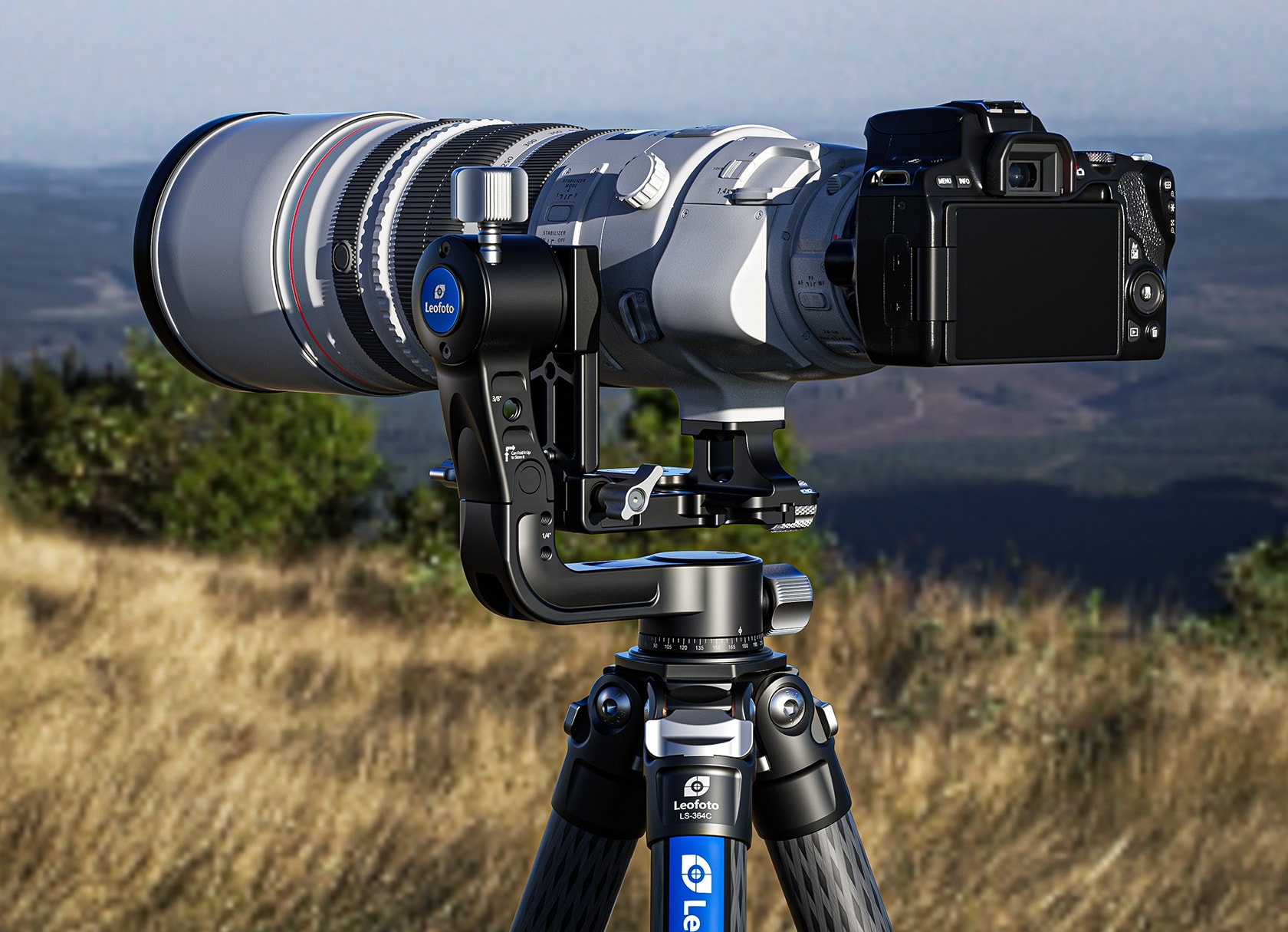 pg 2s gimbal kardan leofoto aluminium faltbar5