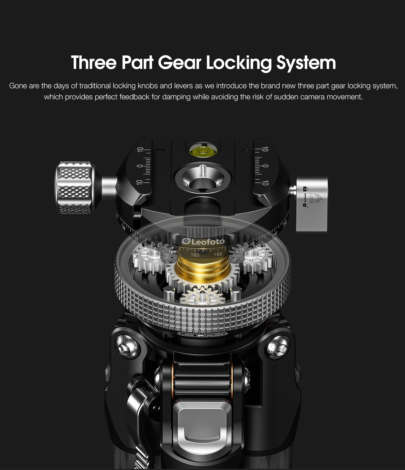 LY 265CF leofoto carbon stativ kompakt klein reisestativ3