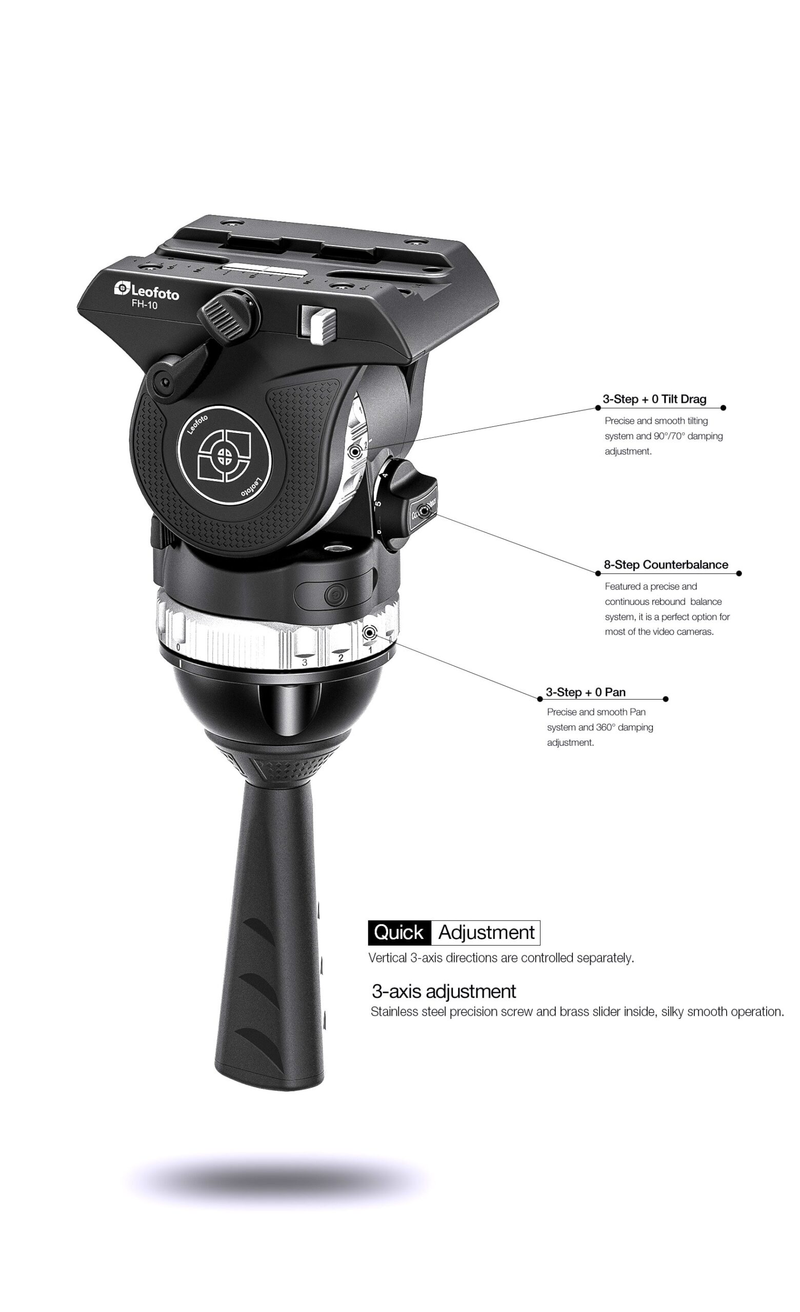 leofoto LVF 163C FH 10 videostativ8 scaled