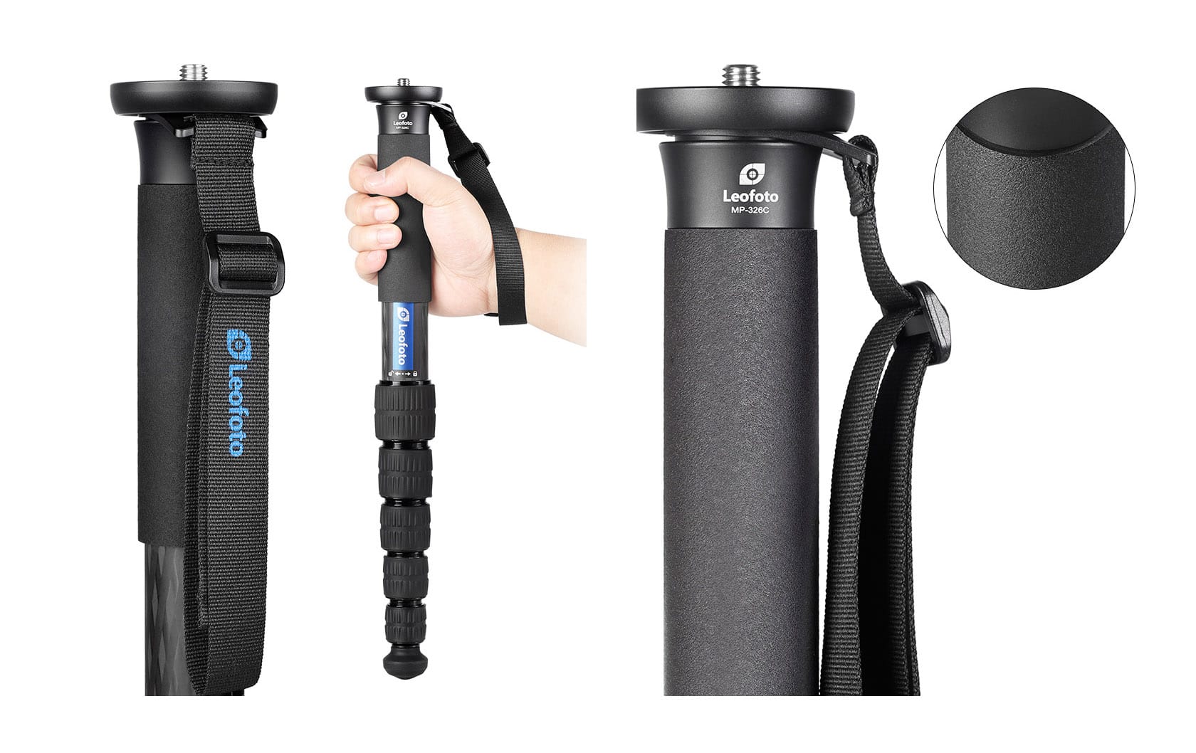 MP 326C leofoto monopod einbein stativ carbon 5