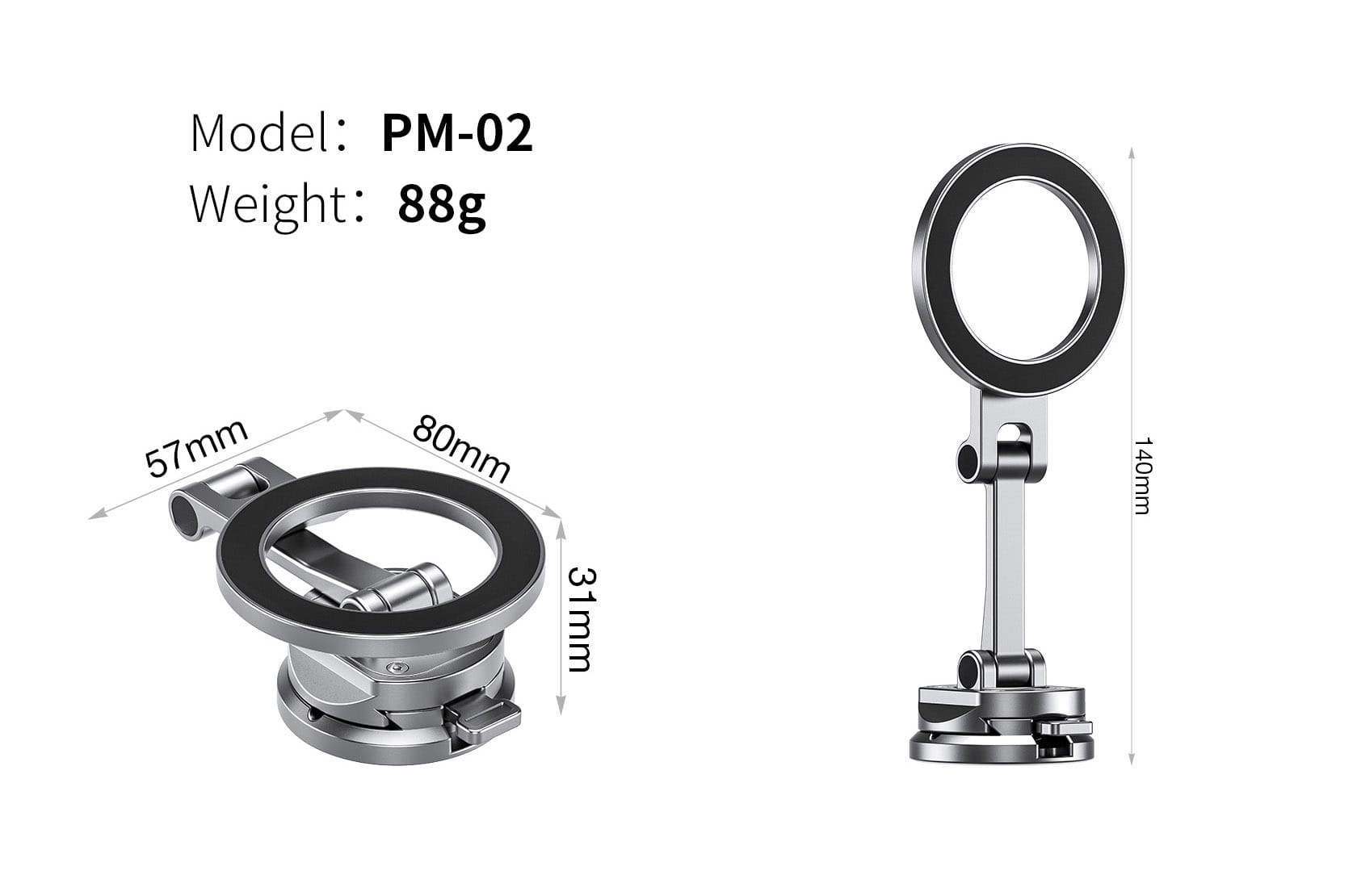 magsafe magnet auto halterung leofoto pm 02 10