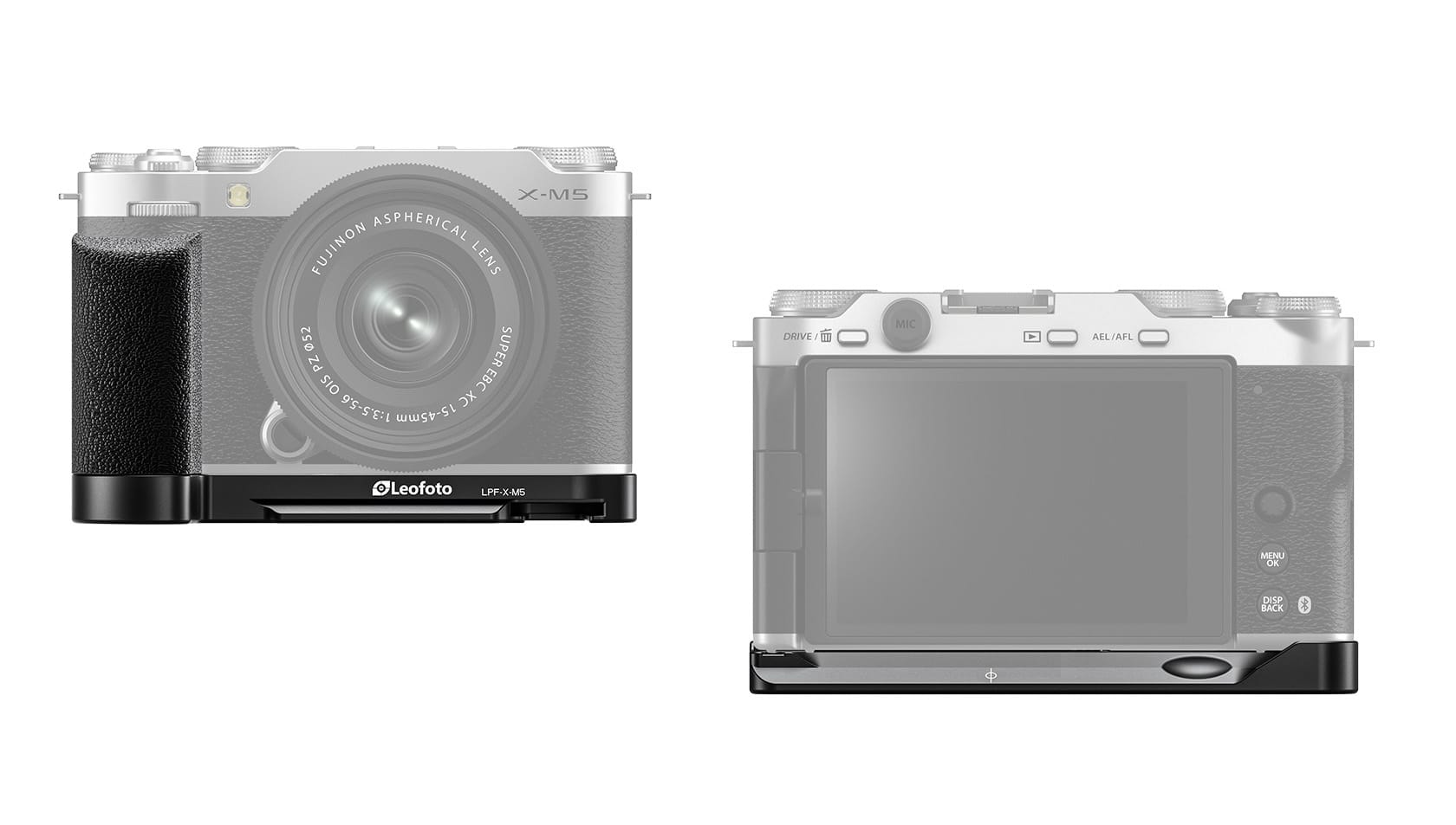 fuji x m5 l platte winkel bracket leofoto lpf x m5 2