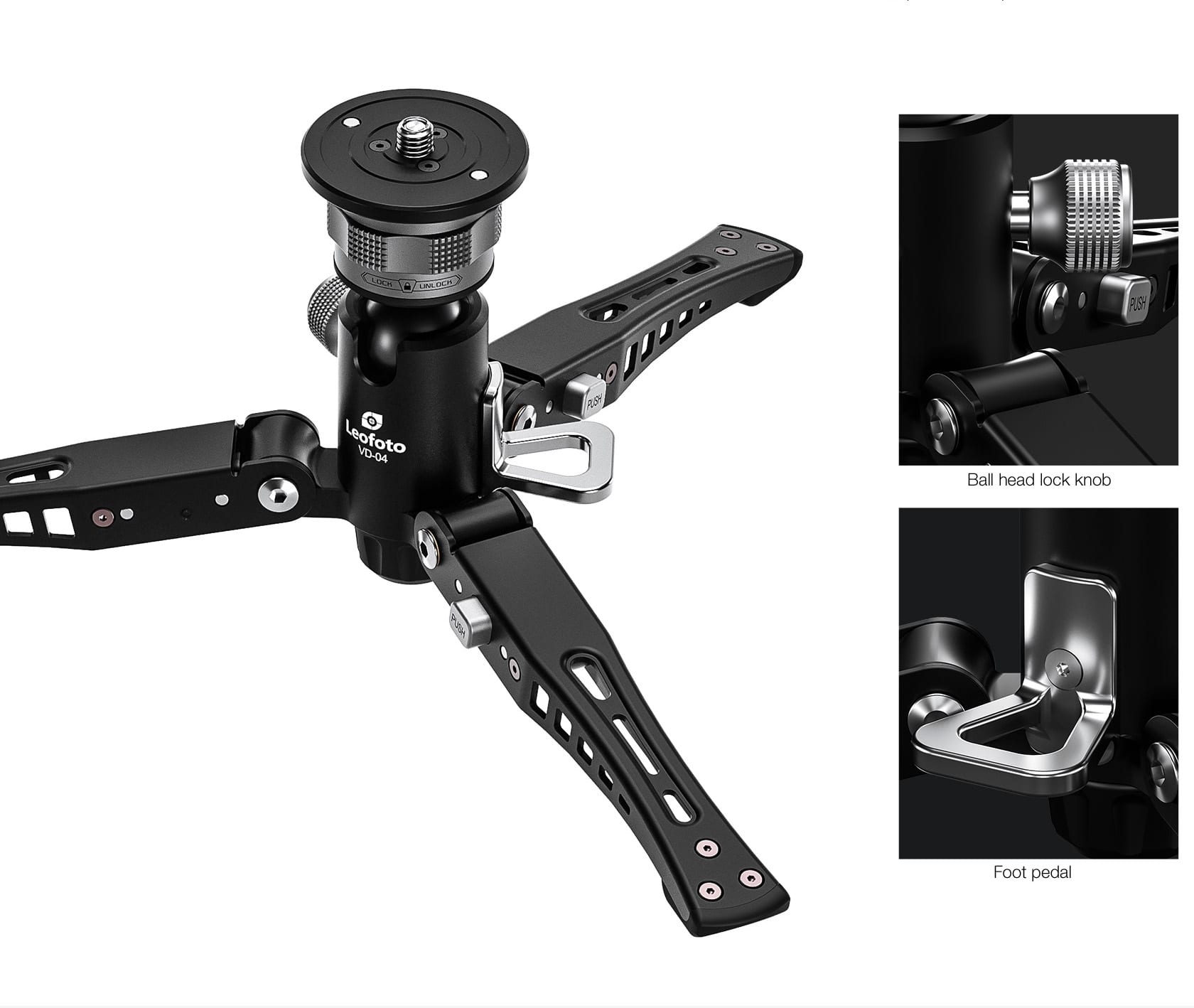 vd 04 ministativ monopod fuss einbein leofoto 7
