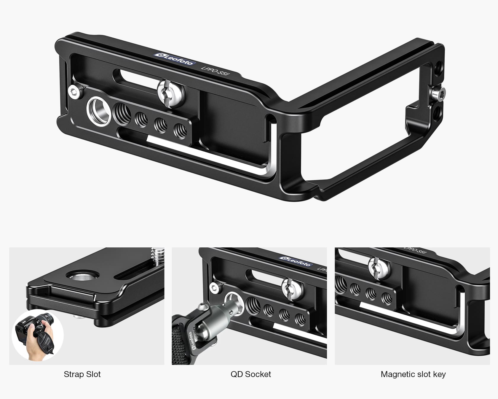 l winkel bracket kameraplatte lumix s5ii g9ii leofoto 4