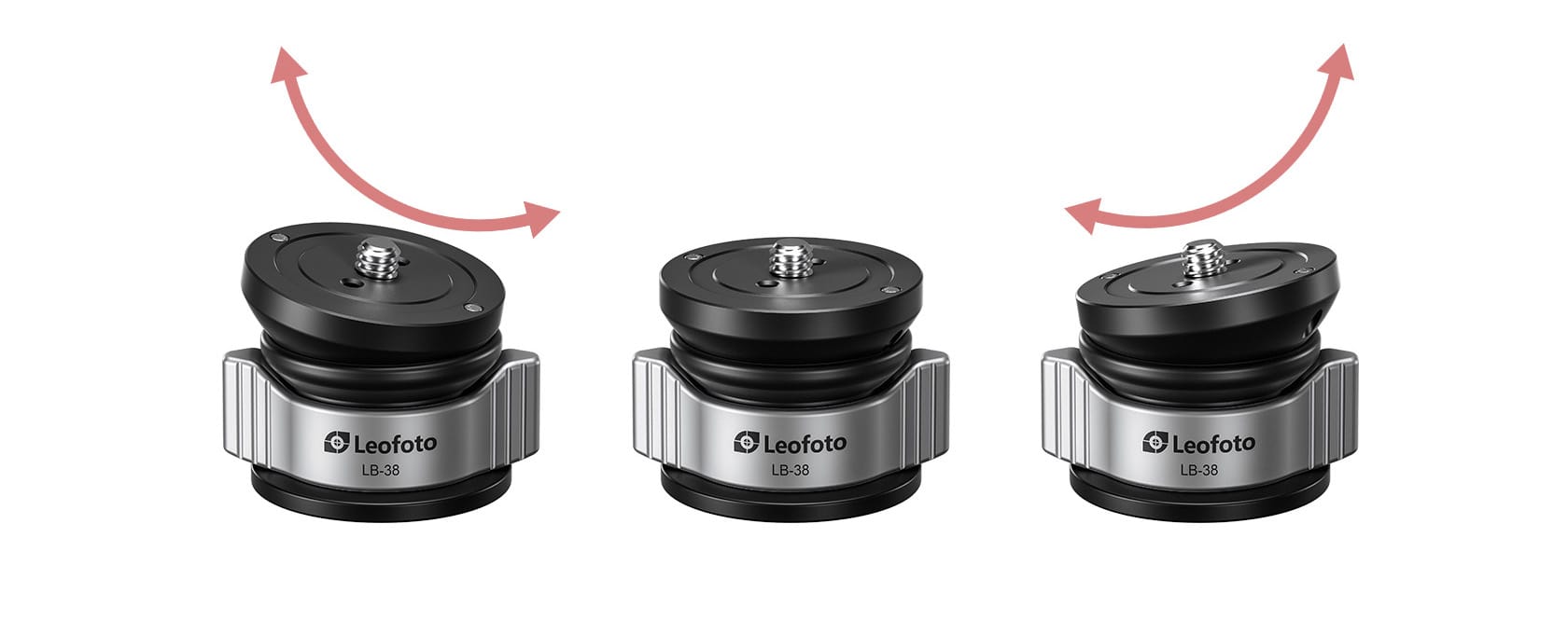 leofoto lb 38 nivellierkopf leveling klein head3