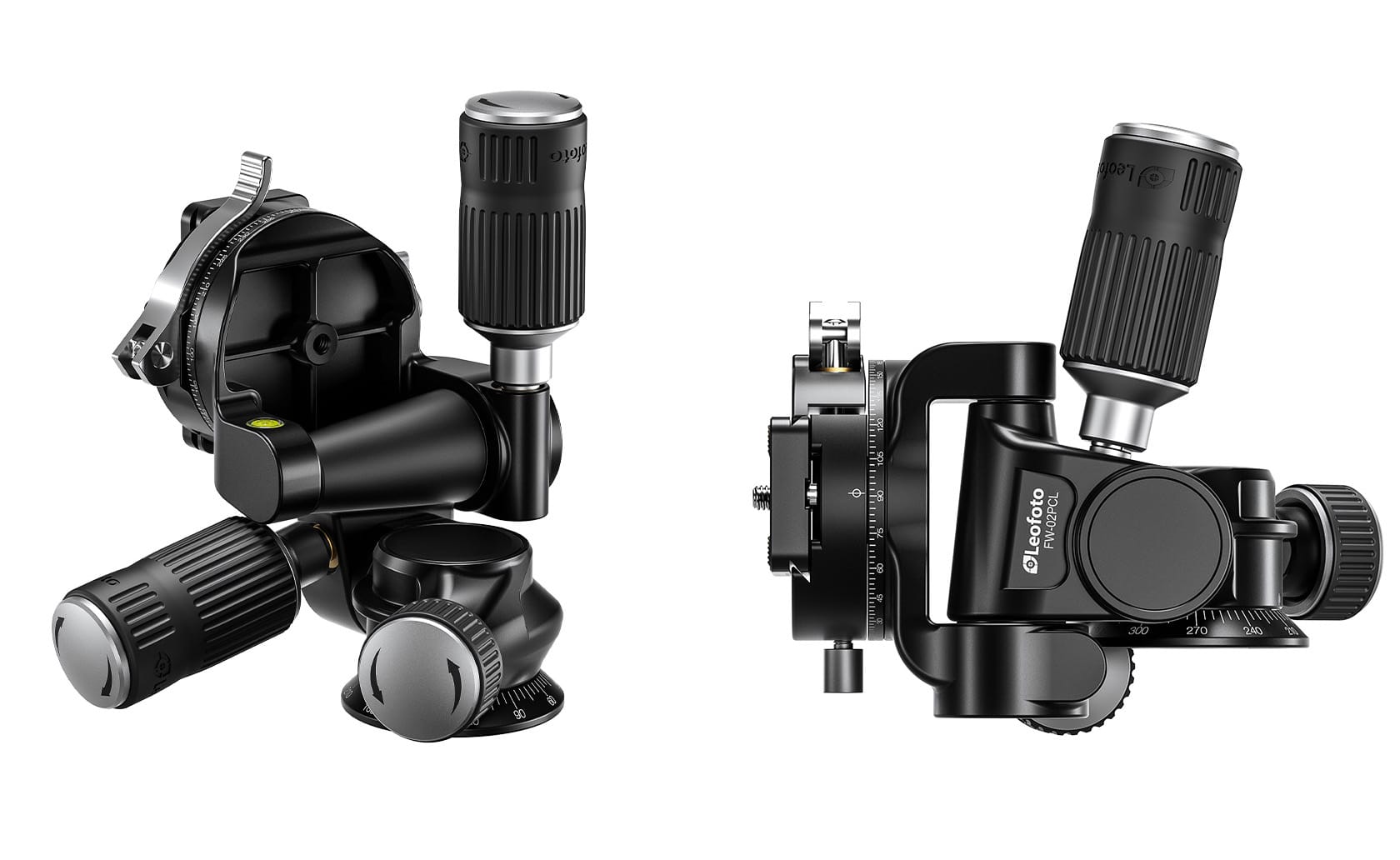 FW 02PCL leofoto 4 Wege Neiger stativkopf 4