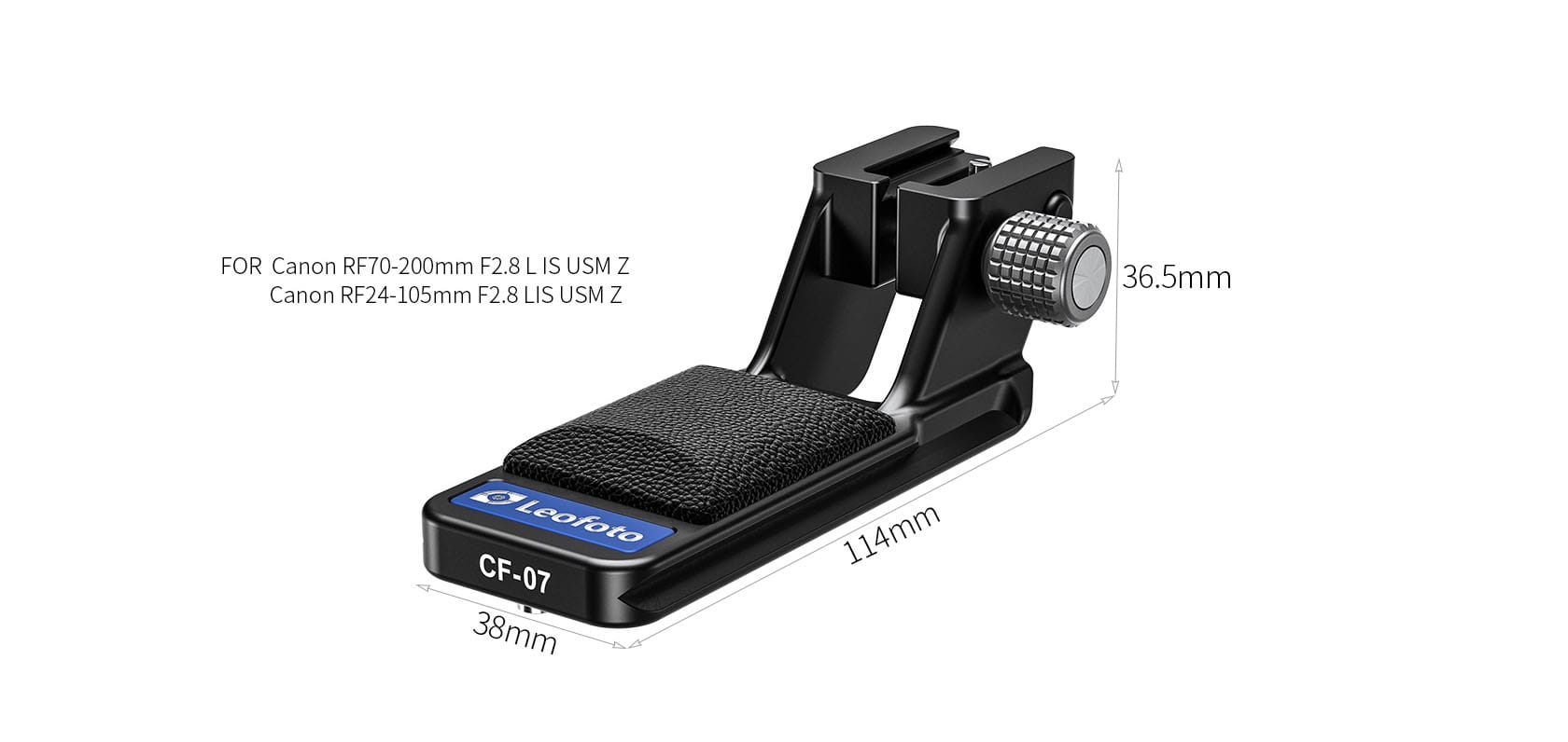 objektiv fuss 70 200mmcanon RF 24 105mm 2.8 usm leofoto 6