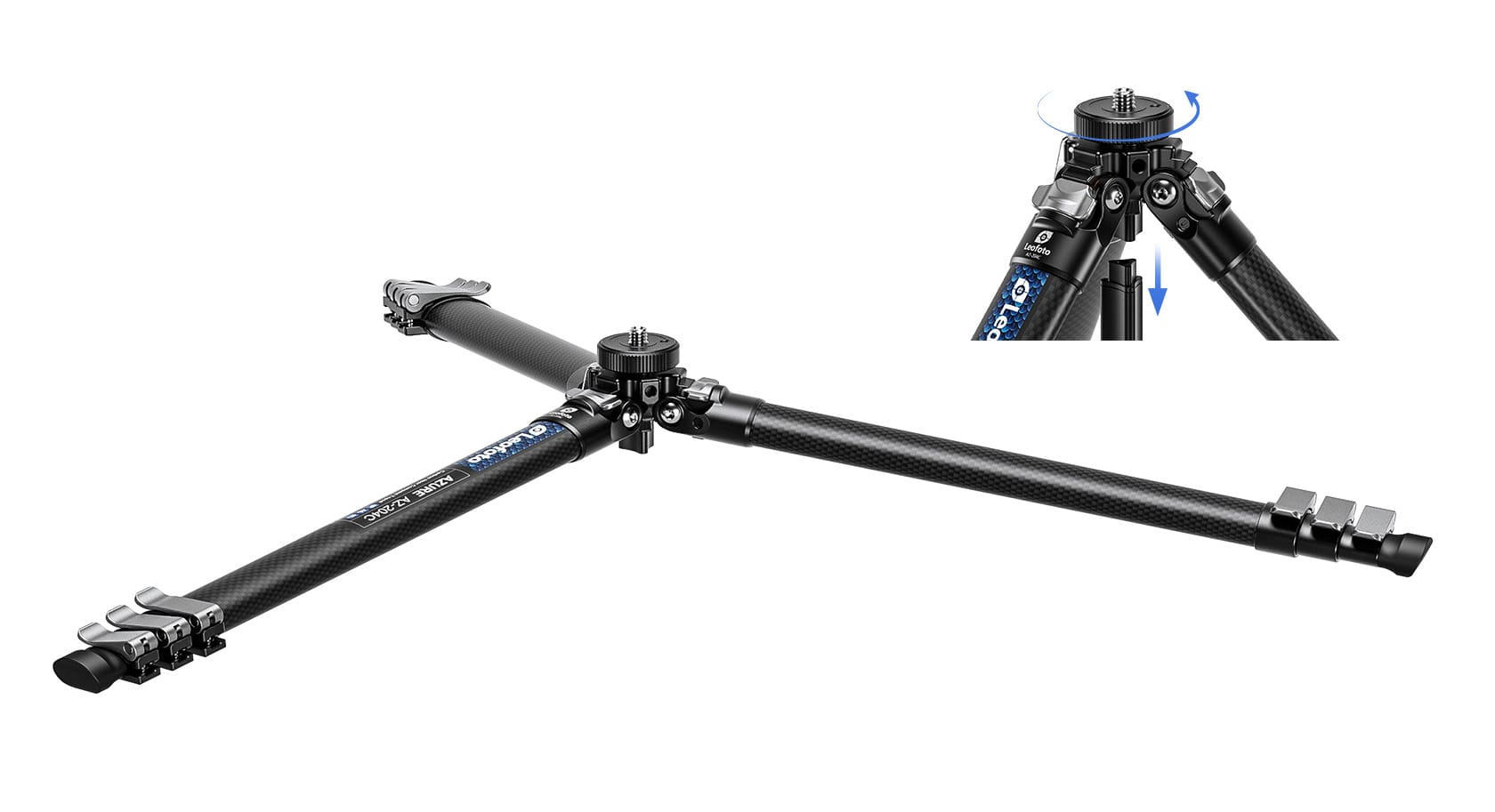 carbon stativ azure carbon stativ azure AZ 204CLH 25R 3